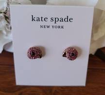 Kate Spade  Pink Bird Stud Earrings