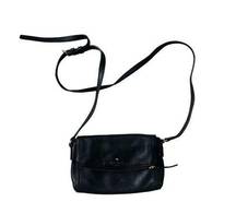 Kate Spade  Black Pebble Leather Crossbody Bag