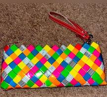 EUC Nahui Ollin  Wrapper Clutch Purse