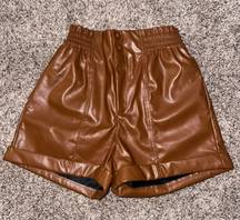 Leather Shorts