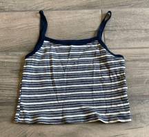 Brandy Melville  stripe cropped tank top