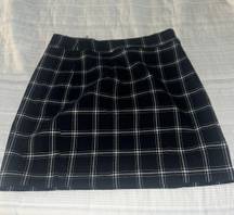 Garage Plaid Skirt