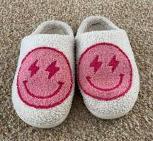 smiley face slippers