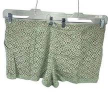 Victoria Beckham For Target Women's Mint Green Lace Shorts Size 24W NWT NEW