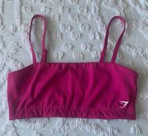 Gymshark Women’s Medium  Magenta Bandeau Sports Bra