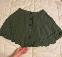 Army Green Skirt