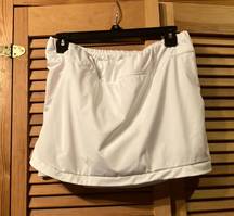 Augusta White Athletic Skirt 