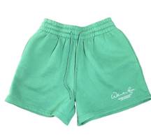 NWT White Fox Green Fleece Lined Shorts 