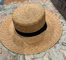 American eagle wide brim straw hat