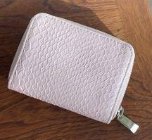 Pastel Pink Snakeskin Wallet