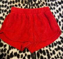 Women's Red pj Shorts