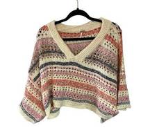 Free People  stripes for days sweater top size L