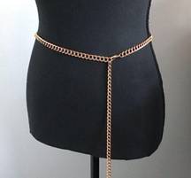 💕TRINA TURK💕 PS Block Chain Belt ~ Rose Gold One Size NWT