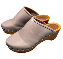 Jolimall Lightweight Gray Clogs Size 5 B41