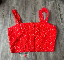 Forever 21 Red Star Top