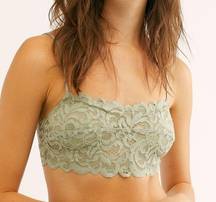 Free People Reese Lace Bralette Sage Bud Size Medium