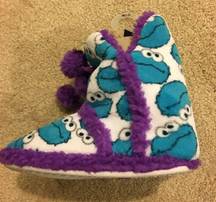 COPY - Sesame Street Cookie Monster Blue Purple Bootie