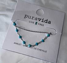 Anklet new with tags Turquoise beaded anklet