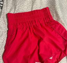 pink athletic shorts 