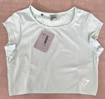 Gymshark NWT  Dreamy Cap Sleeve Crop Top