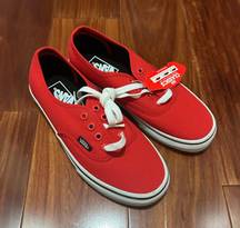 Vans Classic Red Shoes M5.5/W7