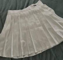 White Tennis Mini Skirt