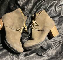 Gidigio Italian Suede Leather Ankle Boots