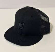 New Era 59Fifty Detroit Tigers Embroidered Black Size: 7 1/2