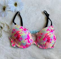 Victoria's Secret VS Pink Wear Everywhere Demi Bra Sz 32B