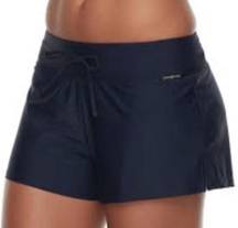 Drawstring Waist Swim Shorts