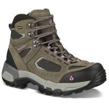 VASQUE Womens Gargoyle Tan Violet Nubuck Suede Breeze 2.0 GTX  Hiking Boot