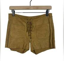 SEE BY CHLOE Goat Leather Shorts