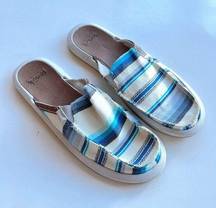 NEW Sanuk You Got My Back Blanket Earth Saddle Blanket Mules Shoes Women…‎