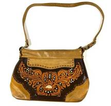 Miss Tony Lama | Vintage Western Tooled Leather Shoulder Bag Purse