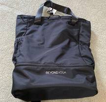 Beyond Yoga  black gym bag