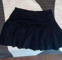 Black Pleated Skirt