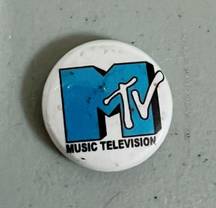 MTV Music Television Logo Pop Culture Fashion Pin Brooch 📺 