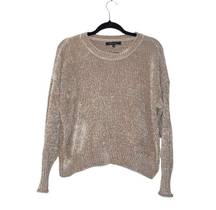 Romeo & Juliet Couture Tan Chenille Knit Pullover Sweater