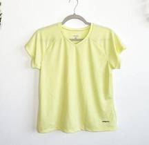 Patagonia  Light Green Yellow Capilene Short Sleeve Tee Size Large