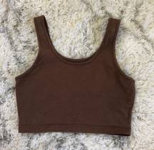 Brown Tank Top