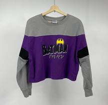 Batman DC Comics Crop Sweater Sweatshirt L