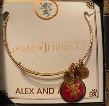 ALEX AND ANI 🆕  GAME OF THRONES “Hear Me Roar” Charm Bangle Bracelet