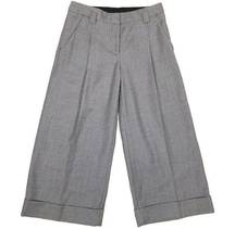 3.1 Phillip Lim Wool Culottes Cuffed 100% Wool Gray Sz 2