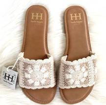 Crochet Boho Sun Sandals Size 9 NEW