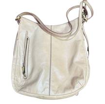 2 x HOBO INTERNATIONAL Merrin Taupe Leather Convertible Bag Backpack + Crossbody