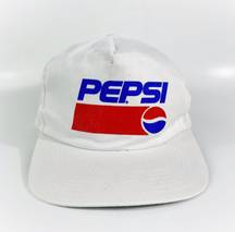 Vintage 1990s White Screenprint Logo  Cola Snapback Hat Century 21 Hat OSFM