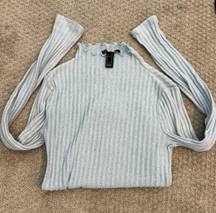 Forever 21 Ribbed Mock Neck Sweater