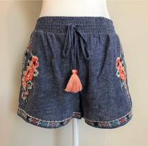 Embroidered Shorts