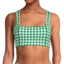 NWT Antonio Melani Green and White Vital Sports Bra