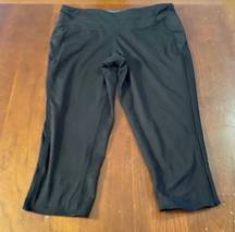 ladies capri tights are size small